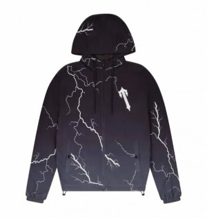 Black Trapstar 2C IRONGATE T – LIGHTNING EDITION Men's Windbreaker Canada | QLKCS-3749