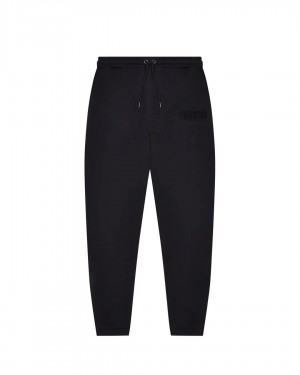 Black Trapstar Chenille Decoded Men's Sweatpants Canada | WJKSR-5431