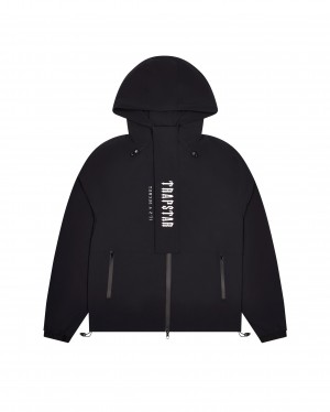 Black Trapstar Decoded Tech Men's Windbreaker Canada | GRCIK-5381