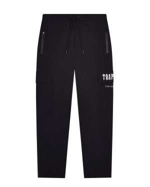 Black Trapstar Decoded Tech Track Men's Pants Canada | KJZIW-2619