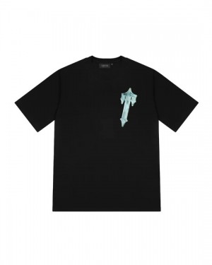 Black Trapstar Diamond In The Rough 2.0 Men's T-shirts Canada | WNHLY-4169