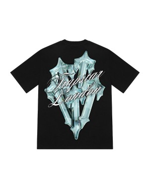 Black Trapstar Diamond In The Rough 2.0 Men's T-shirts Canada | NQYOJ-9248