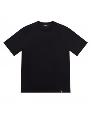 Black Trapstar Foundation Base Layer Men's T-shirts Canada | JCRPB-7934