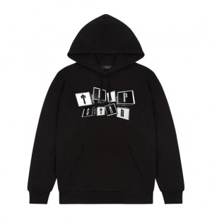 Black Trapstar Hot Rod Strikeout Men's Hoodies Canada | FXCZM-3541