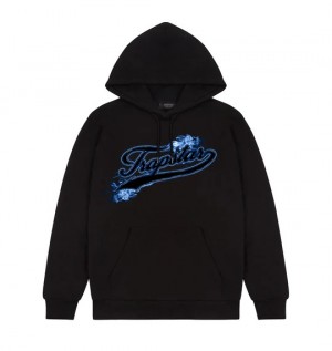 Black Trapstar Hot Rod Strikeout Men's Hoodies Canada | KRPFV-6170