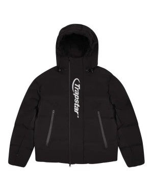 Black Trapstar Hyperdrive Technical Men's Puffer Jackets Canada | WUJVE-5790
