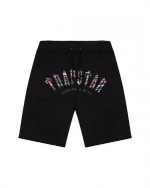 Black Trapstar Irongate Arch Camo Men's Shorts Canada | LMOYE-5392