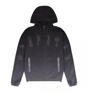 Black Trapstar Irongate Quilted Men's Windbreaker Canada | LWMIA-3906