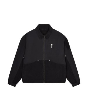 Black Trapstar Irongate T Coach Men's Jackets Canada | UXDIB-4875