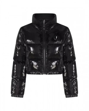 Black Trapstar Irongate Women's Puffer Jackets Canada | UOHWV-3745