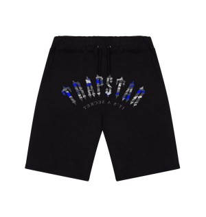 Black Trapstar London Irongate Arch It’s A Secret Men's Shorts Canada | UCKSO-3281