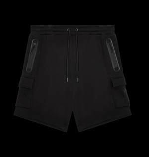 Black Trapstar London Irongate T Tech Zip Men's Shorts Canada | GFUZD-8297