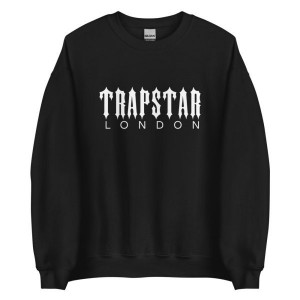 Black Trapstar London Men's Sweatshirts Canada | KTWHI-2387