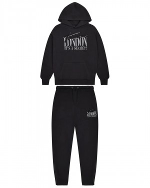Black Trapstar London Men's Tracksuits Canada | MQFBD-2463