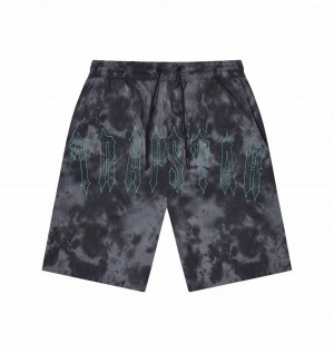 Black Trapstar London Pigment Irongate Men's Shorts Canada | NFLKS-2739