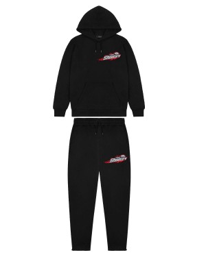Black Trapstar London Shooters Men's Tracksuits Canada | FVXBG-7894