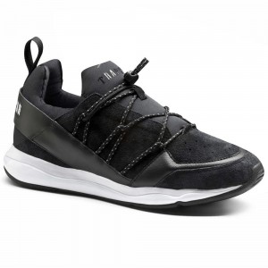 Black Trapstar Men's Shoes Canada | QHLSX-6240