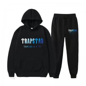 Black Trapstar Men's Tracksuits Canada | ALOIG-6084
