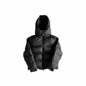 Black Trapstar Shooters Detachable Hooded Men's Puffer Jackets Canada | FOKHJ-0367