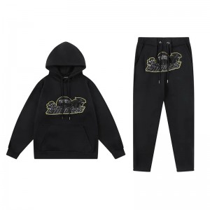 Black Trapstar Shooters Yellow And Black Tiger Head Men's Tracksuits Canada | BEOGP-6791
