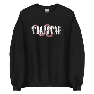 Black Trapstar Snake Men's Sweatshirts Canada | UBXSA-8592