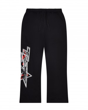 Black Trapstar TS Star Camo Men's Sweatpants Canada | UXNTD-3051