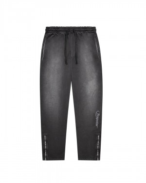 Black / Grey Trapstar Hyperdrive Spray Men's Sweatpants Canada | OYCEP-0792