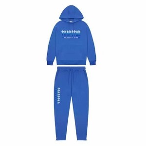 Blue Trapstar Chenille Decoded 2.0 Hooded Men's Tracksuits Canada | WKLEU-1456