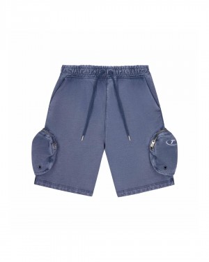 Blue Trapstar Construct Hyperdrive Men's Shorts Canada | MVJCU-7418