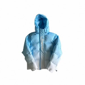 Blue Trapstar Decoded 2.0 Cashmere Hooded Men's Puffer Jackets Canada | IXMFR-7564