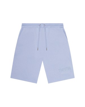 Blue Trapstar Decoded Chenille Men's Shorts Canada | LWJIB-2493
