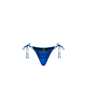 Blue Trapstar Hyperdrive Metallic Tie Side Women's Bikini Bottoms Canada | ASBIE-8045