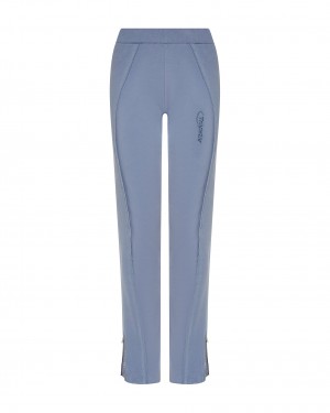 Blue Trapstar Hyperdrive Rib Panel Track Women's Pants Canada | HWICK-3472