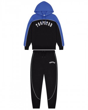 Blue Trapstar Irongate Chenille Arch Hooded Men's Tracksuits Canada | ADTOZ-4637