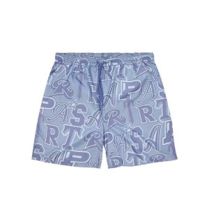 Blue Trapstar London Wildcard Swimming Men's Shorts Canada | GZACL-5892