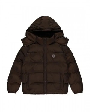 Brown Trapstar Irongate Men's Puffer Jackets Canada | ICWMK-7165