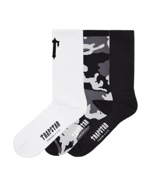 Camo Trapstar 3 Pack Irongate T Men's Socks Canada | YSXHK-9240
