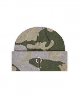 Camo Trapstar Foundation Men's Beanie Canada | SUGER-9127