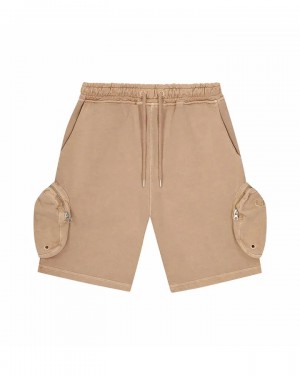 Coffee Trapstar Construct Hyperdrive Men's Shorts Canada | SHRUD-3280