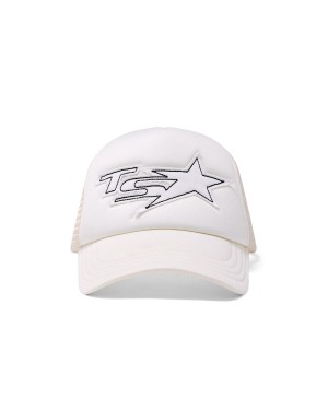 Cream Trapstar Ts Star Men's Caps Canada | FMDEN-5921