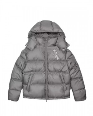 Grey Trapstar Irongate Men's Puffer Jackets Canada | GZWXA-6987