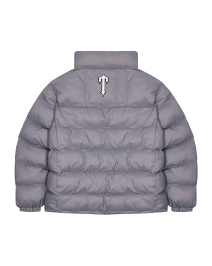 Grey Trapstar It’s A Secret Men's Puffer Jackets Canada | VPUIE-2586