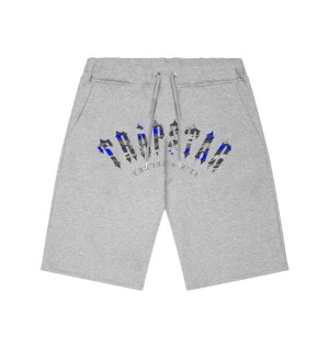 Grey Trapstar London Irongate Arch It’s A Secret Men's Shorts Canada | HKECU-9205