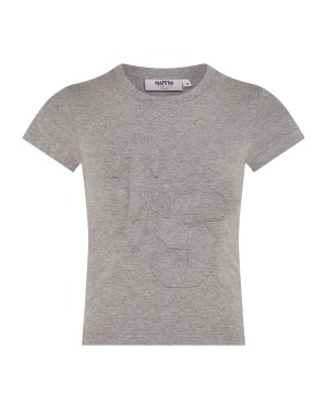 Grey Trapstar TS-Star Applique Baby Women's T-shirts Canada | IQHMC-5470