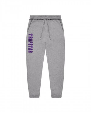 Grey Trapstar X Cough Syrup Men's Sweatpants Canada | TAPMG-1540
