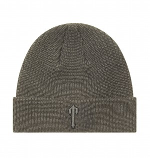 Khaki Trapstar Foundation Men's Beanie Canada | AFODM-3876