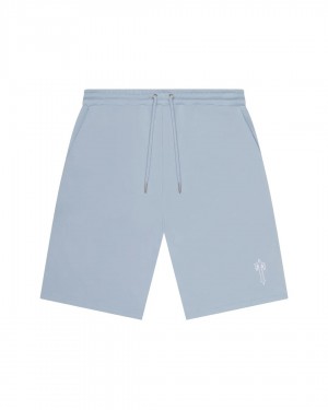 Light Blue Trapstar Foundation Men's Shorts Canada | WONLY-6342