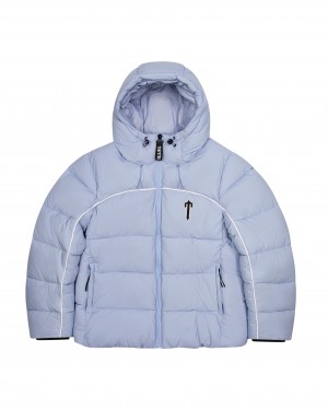Light Blue Trapstar Irongate Arch Pipping Men's Puffer Jackets Canada | XGJFU-0873