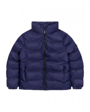 Navy Trapstar Men's Puffer Jackets Canada | IEUBW-2951