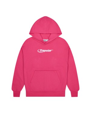 Pink Trapstar Hyperdrive Hoodie Men's Hoodies Canada | ORPHU-9745